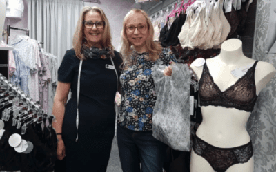 Post-surgery, trans-friendly bra fitting by Katie Neeves